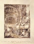 Canaletto San Marco: the Crossing and North Transept, with Musicians Singing df oil painting picture wholesale