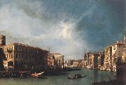 Canaletto The Grand Canal from Rialto toward the North oil painting artist