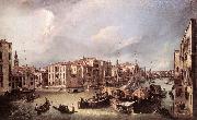 Canaletto Grand Canal: Looking North-East toward the Rialto Bridge ffg oil painting artist