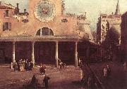 Canaletto San Giacomo di Rialto (detail) kkj oil painting artist