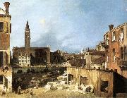 Canaletto The Stonemason s Yard oil painting artist