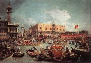 Canaletto The Bucintoro Returning to the Molo on Ascension Day fg oil painting artist