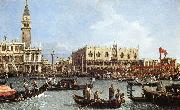 Canaletto Return of the Bucentoro to the Molo on Ascension Day d oil painting artist