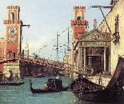 Canaletto View of the Entrance to the Arsenal (detail) s oil painting picture wholesale