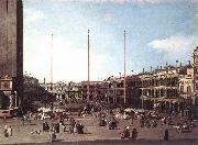 Canaletto Piazza San Marco, Looking toward San Geminiano df oil painting artist