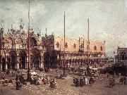 Canaletto Piazza San Marco: Looking South-East oil painting artist