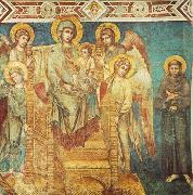 Cimabue Madonna Enthroned with the Child, St Francis and four Angels dfg oil painting picture wholesale