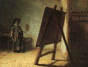 Rembrandt Artist in his Studio oil painting picture wholesale
