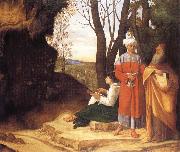 Giorgione Three ways oil painting artist