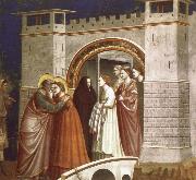 Giotto The Meeting at the Golden Gate oil painting artist