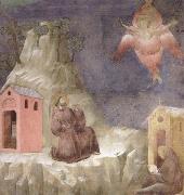 Giotto St.Francis Receiving the stigmata oil painting artist