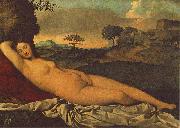 Giorgione Sleeping Venus oil painting artist