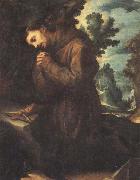 CIGOLI St.Francis in Prayer oil painting artist