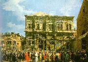 Canaletto Venice: The Feast Day of St. Roch oil painting picture wholesale