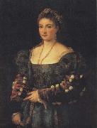 Titian Portrait of a Woman oil painting artist