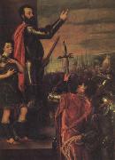 Titian The Exbortation of the Marquis del Vasto to His Troops oil painting picture wholesale