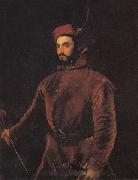 Titian Portrait of Ippolito de'Medici in a Hungarian Costume oil painting artist