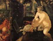 Tintoretto Susanna and the Elders oil painting artist