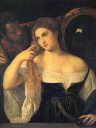 Titian A Woman at Her Toilet (mk05) oil painting picture wholesale