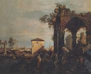 Canaletto Paesaggio con rovine (mk21) oil painting picture wholesale