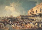 Canaletto Ricevimento del'ambasciatore imperiale al palazzo Ducale (mk21) oil painting picture wholesale