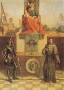 Giorgione Virgin and CHild with SS Francis and Liberalis oil painting artist