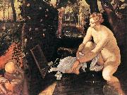 Tintoretto The Bathing Susanna oil painting artist