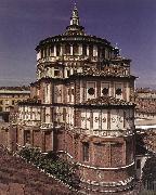 BRAMANTE Exterior of the church dfg oil painting reproduction
