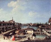 Canaletto Dolo on the Brenta df oil painting reproduction