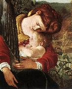 Caravaggio Rest on Flight to Egypt (detail) fg oil painting