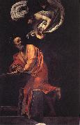 Caravaggio The Inspiration of Saint Matthew df oil painting