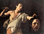 Caravaggio David fghfg oil painting reproduction