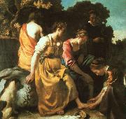 JanVermeer Diana and her Companions oil painting