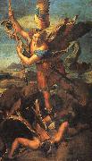 Raphael Saint Michael Trampling the Dragon oil painting reproduction