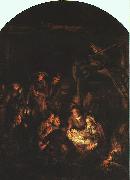 Rembrandt Adoration of the Shepherds oil painting