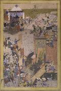 Bihzad Capture of a city oil painting reproduction