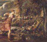 Titian The Death of Actaeon oil painting reproduction