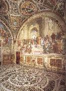 Raffaello View of the Stanza della Segnatura oil painting reproduction