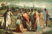 Raphael Cartoon for Tapestry,Christ-s Charge to St.Peter oil painting reproduction