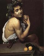 Caravaggio Self-Portrait as Bacchus oil painting reproduction