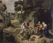 Giorgione adoration of the shepherds oil painting