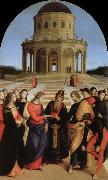 Raphael marriage of the virgin oil painting reproduction