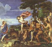 Titian bacchus and ariadne oil painting