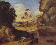 Giorgione Il Tramonte oil painting reproduction