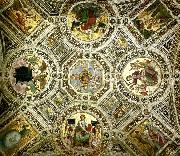 Raphael the ceiling of the stanza della segnatura, vatican palace oil painting reproduction