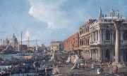 Canaletto The Molo Venice oil painting reproduction