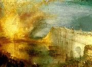 J.M.W.Turner the burning of the house of lords and commons oil painting reproduction