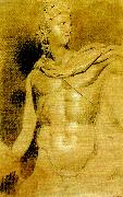 J.M.W.Turner study of the head and torso of the apollo belvedere oil painting reproduction