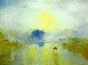 J.M.W.Turner norham castle, sunrise oil painting reproduction