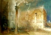 J.M.W.Turner venice storm in the piazzetta oil painting reproduction